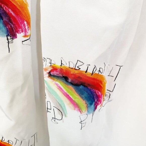 Hilda Henri cap sleeve rainbow girl's‎ zoya poem fit and flare dress - Size 8 - Picture 3 of 11